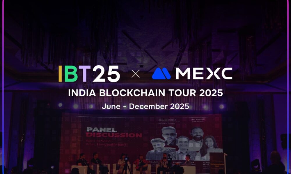 mexc-named-title-sponsor-of-india-blockchain-tour-2025:-driving-web3-growth-across-india